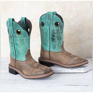 Smoky Mountain Brown Jesse Kids Boots sz-3R. Great Kids boots that your little